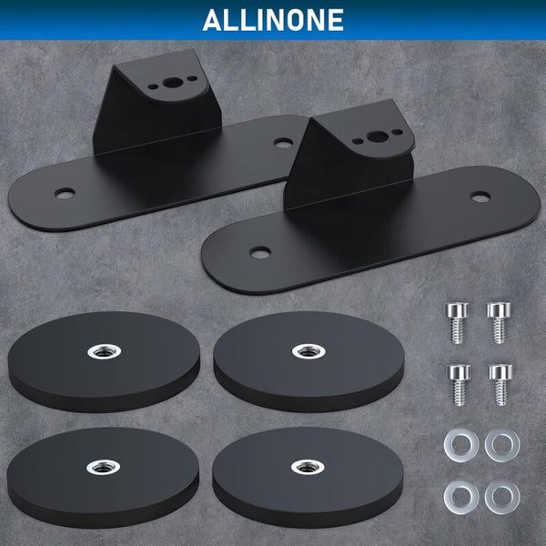 Magnetic Base Led Strip Mounting Bracket Strong Suction Cup Holder For Straight Curved Side 2 Braces & Brackets