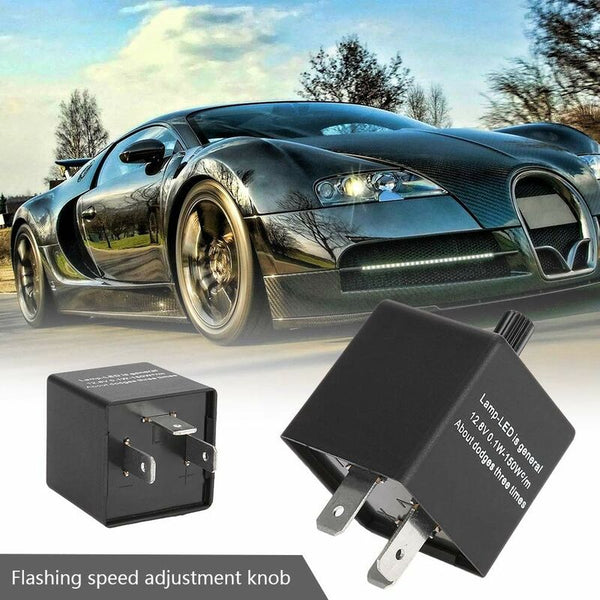 Motorcycle Flasher Relay Cf14kt 3 Pin 12V Automotive Adjustable For Led Speed Other Motorcycle Parts