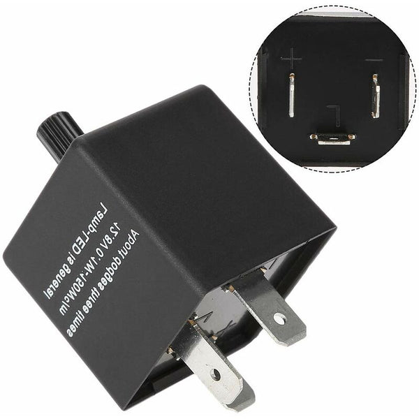 Motorcycle Flasher Relay Cf14kt 3 Pin 12V Automotive Adjustable For Led Speed Other Motorcycle Parts