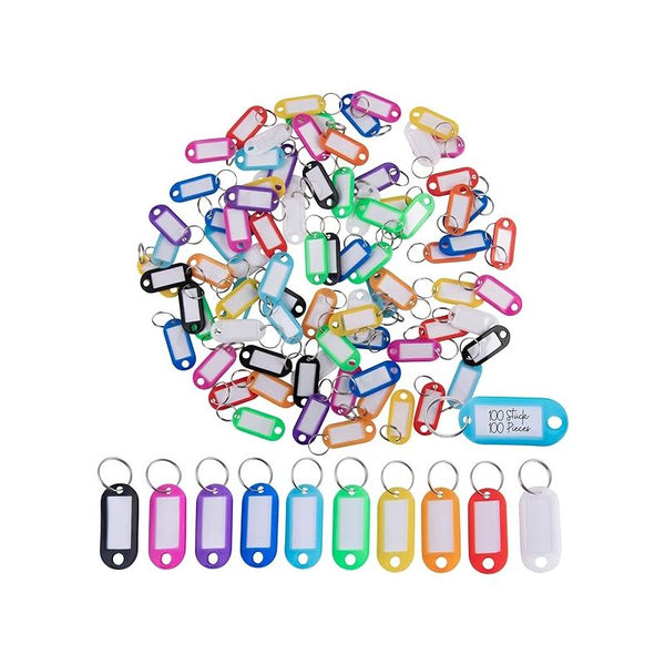 Key Tags/Key Panels Heavy Duty Weatherproof Labels 100 Pieces Keyrings