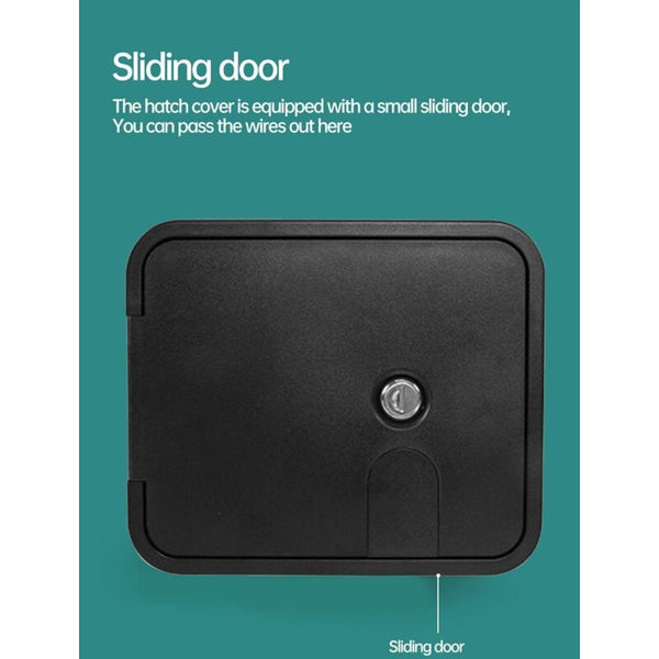 Rv Cable Hatch Replacement Parts Access Panel Accessories Waterproof Lock For Converting Camper Trailer Caravan Parts Accessories