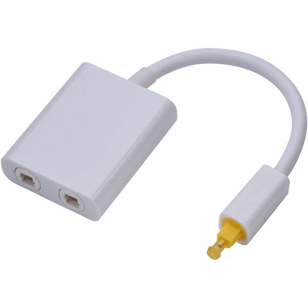 Dual Port Digital Optical Audio Splitter Easily Connect Multiple Components Without Swapping Connections Low Jitter Splitters & Combiners