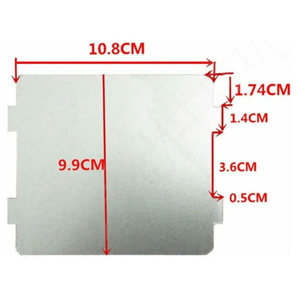 2 Pcs Microwave Oven Parts Mica Accessories Super Thick Heat Insulation Pad Waveguide Cover For Frigidaire Microwaves
