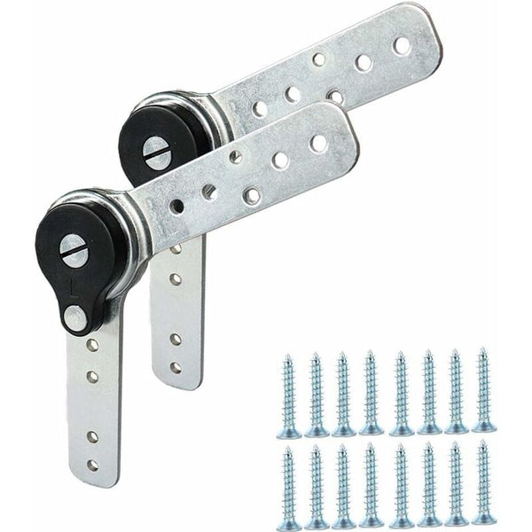 2 X Furniture Adjustable Angle Hinge Self Reset Function Heavy Duty Adjustment Fit Sofa/Bed/Cabinet/Tilt Furniture Parts