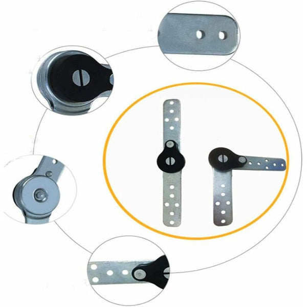 2 X Furniture Adjustable Angle Hinge Self Reset Function Heavy Duty Adjustment Fit Sofa/Bed/Cabinet/Tilt Furniture Parts