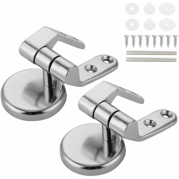 Toilet Seat Hinge Replacement Fixings Zinc Alloy For Wood Resin Mdf Toilet Seats