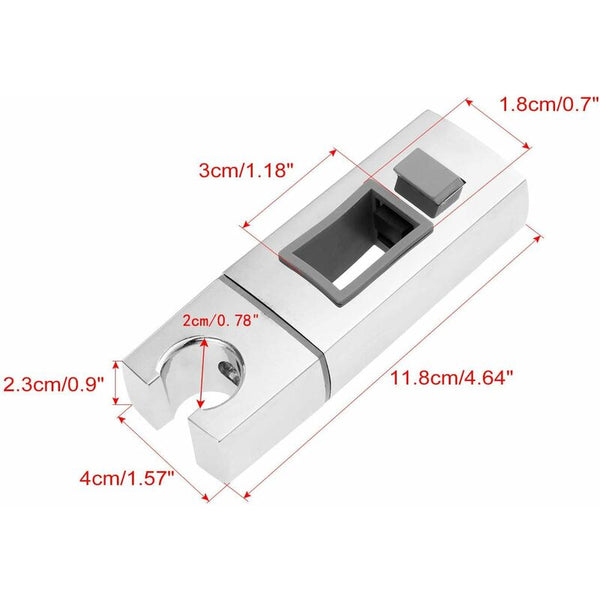 Rectangular Shower Head Sliding Bracket Holder Shower Heads & Combos