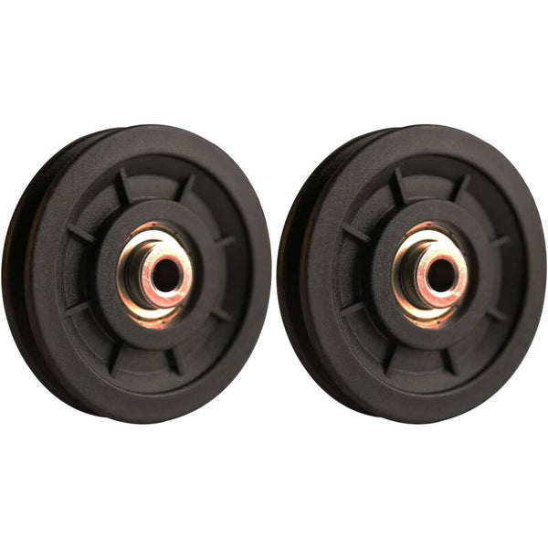 90Mm Bearing Nylon Pulley Muscle Training Universal Wheel For Cable Machine Gym Equipment Garage Door Sliding Home Gym Attachments