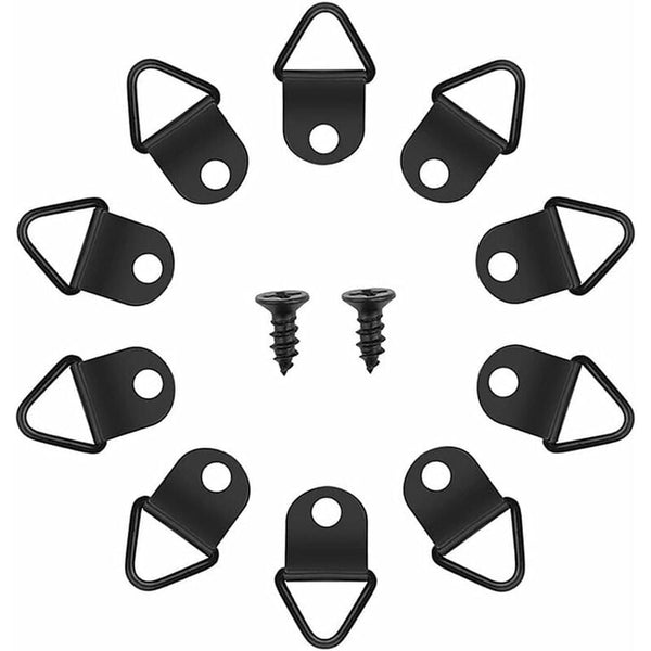 50 Pcs Picture Hooks Frame Hanger No Drilling Metal Rings Mounting For Mirror Fixing Wall Hooks & Hangers