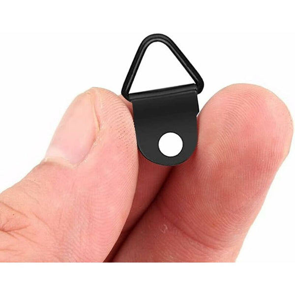 50 Pcs Picture Hooks Frame Hanger No Drilling Metal Rings Mounting For Mirror Fixing Wall Hooks & Hangers