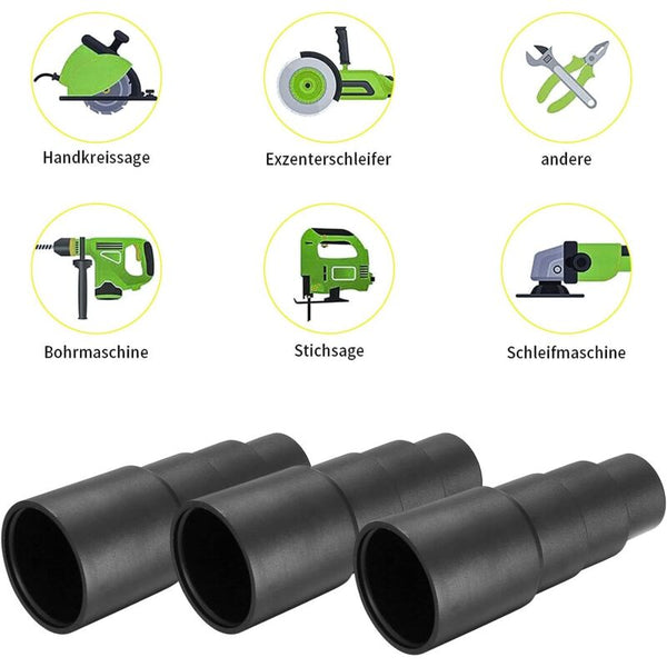 6 Pcs Vacuum Hose Adapters End Connector For Universal Shop Vacuums Vacuum Cleaner Parts