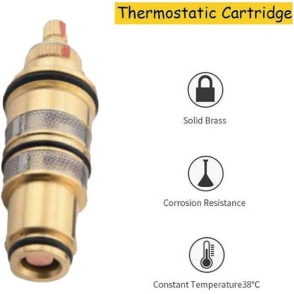 Brass Replacement Thermostatic Cartridge Shower Mixer Valve Bar Repair Kit Temperature Control For Bath Taps