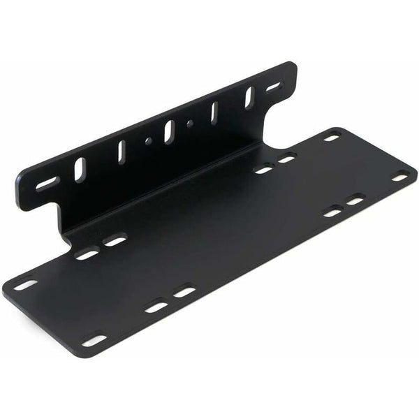 Universal Black Alloy License Plate Holder Front Bumper Led Bar And Work Lights Mounting Bracket For 4X4 Number Plate Holders