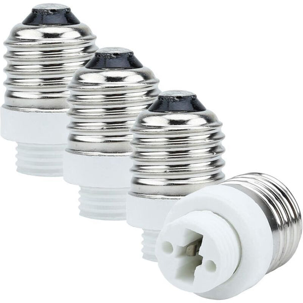 4X Lamp Socket Adapter E27 To G9 In White Pcs Set Reformatting Converters For Sockets Incandescent Led Lighting Parts