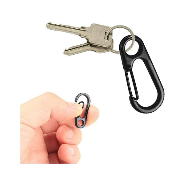 Mini Carabiner Clip 5 Pieces Spring Hook Keychain Clasps Clips For Keyrings