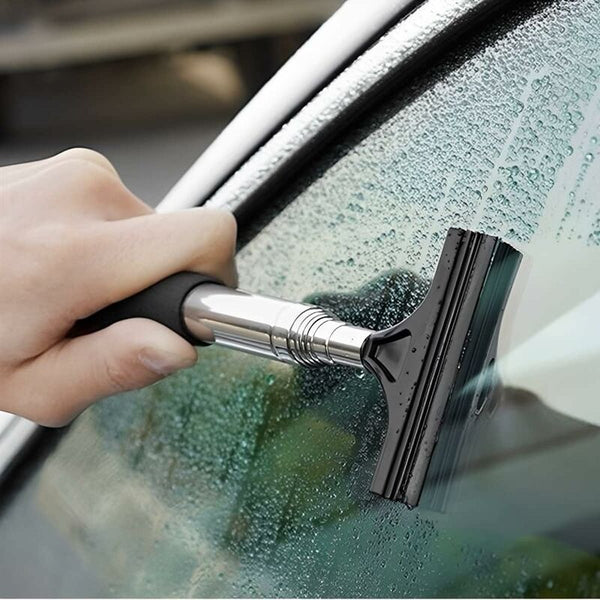 Retractable Car Rearview Mirror Wiper Squeegee Up To 98Cm Extension Squeegees & Window Cleaning
