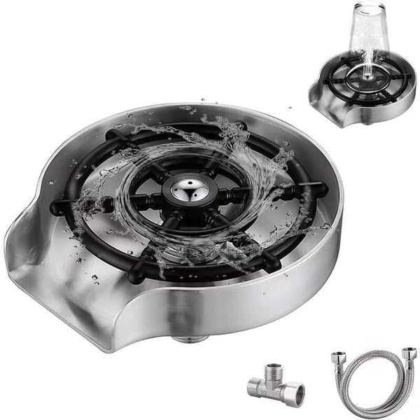 Glass Rinser Stainless Steel For Kitchen Sink Bar Cup Glass Washers