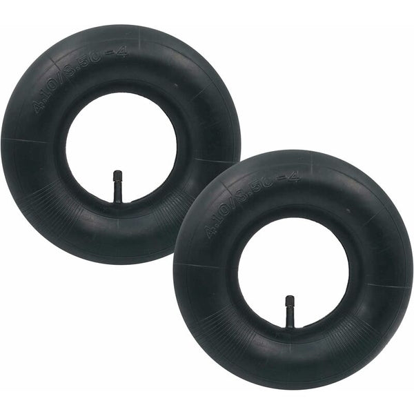 2 Pcs 4.10/3.50 Inner Tube Tire Tr 13 Straight Valve For Hand Truck Trolley Cart Garden Lawn Mower Lawn Mower Parts