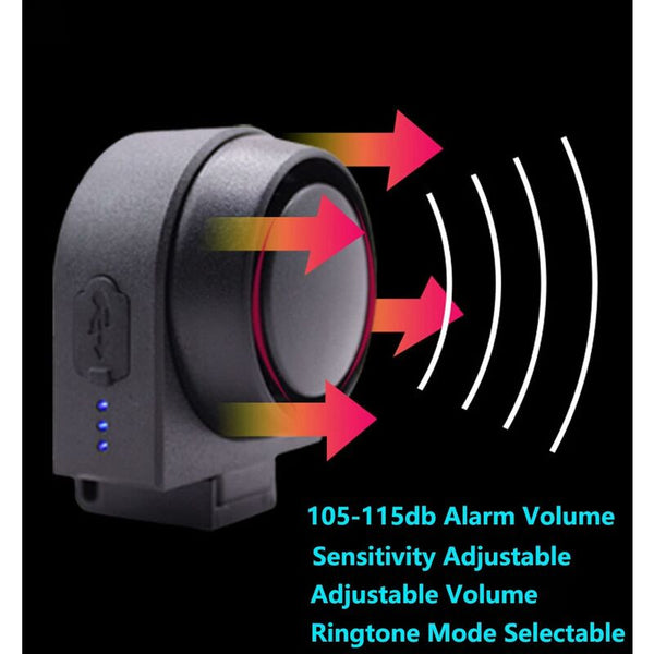 Anti Theft Alarm Smart With Wireless Remote Control Waterproof Vibration For Alarm Systems