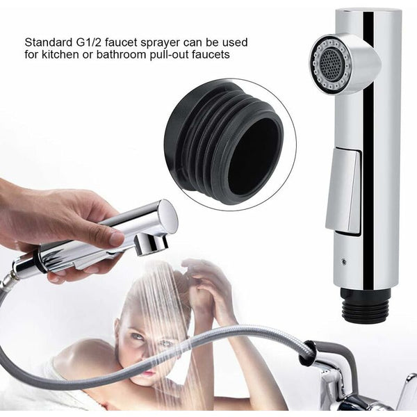Pull Out Sprayer Faucet Replacement Accessory 2 Settings For Kitchen Sink Kitchen Taps
