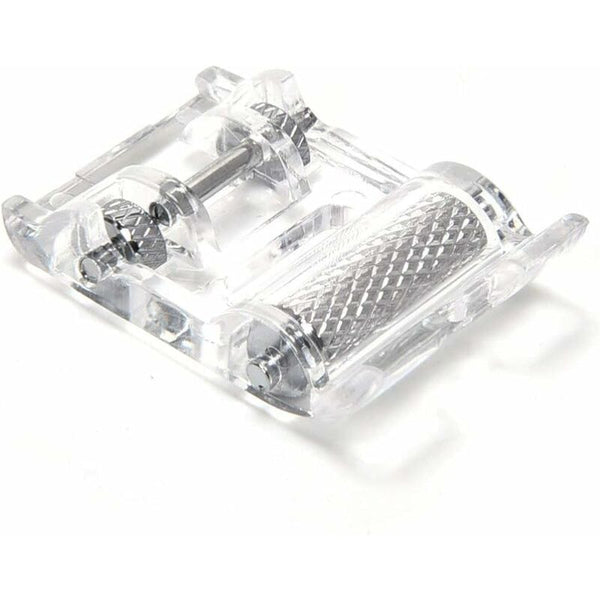 Roller Presser Foot With Wheel For Alfa Singer Elna Juki Silvercrest Janome Brother Sewing Machines (Snap On) Sewing Machine Feet