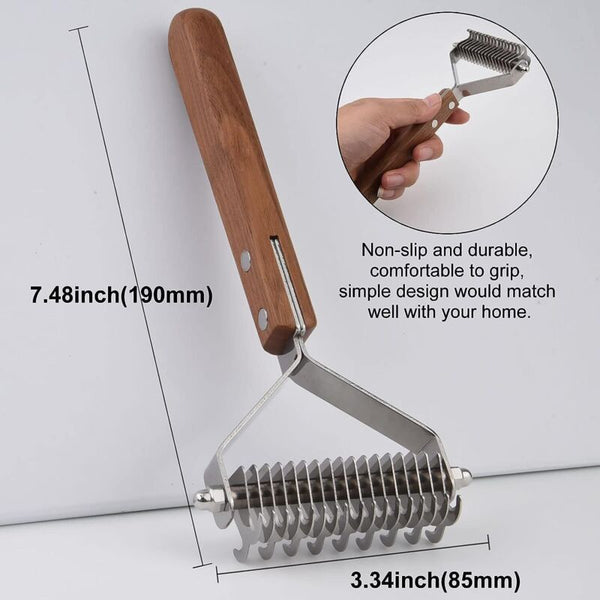 Coat King Brush For Dogs And Cats Pet Grooming Comb Dematting Rake Significantly Reduces Shedding Dog Grooming