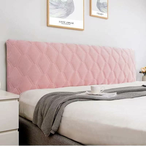 Headboard Cover 160 Protector With Stretch Side Dustproof Washable (Color : Pink Headboards & Footboards