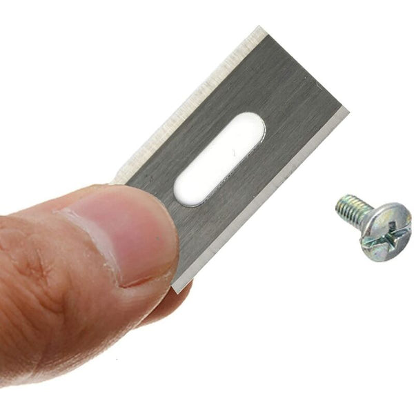 30 Pcs Stainless Steel Lawn Mower Blades For Husavarna 35.8 X 18.5 0.65Mm (Silver) Lawn Mower Parts