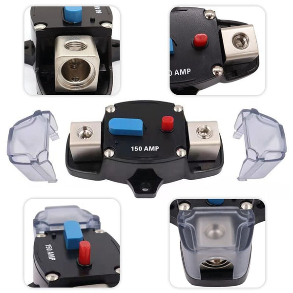 Car Fuse Holder 12V 48V Audio Protection System For Rv Boat (300A) Wiring & Fuses