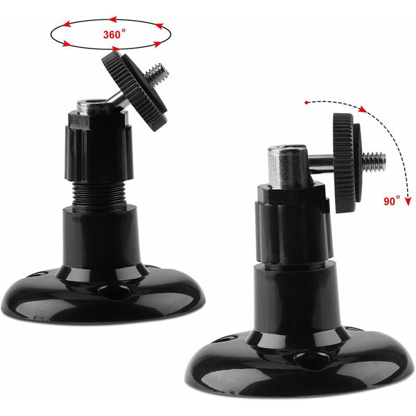 (2 Pack) Indoor/Outdoor Security Camera Wall Mount Adjustable Ceiling For Arlo Pro And Other Compatible Security Camera Brackets & Mounts