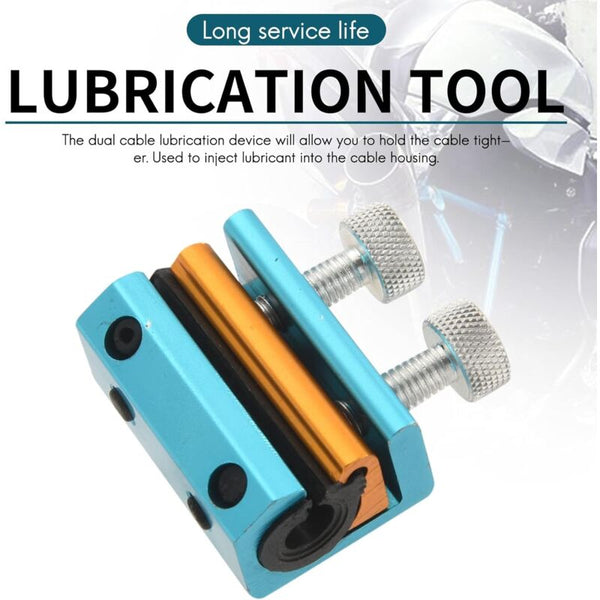Blue Cable Lubrication Tool For Motorcycle Brake Lines Lubrication & Cleaning