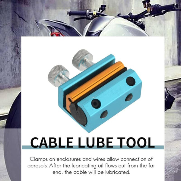 Blue Cable Lubrication Tool For Motorcycle Brake Lines Lubrication & Cleaning