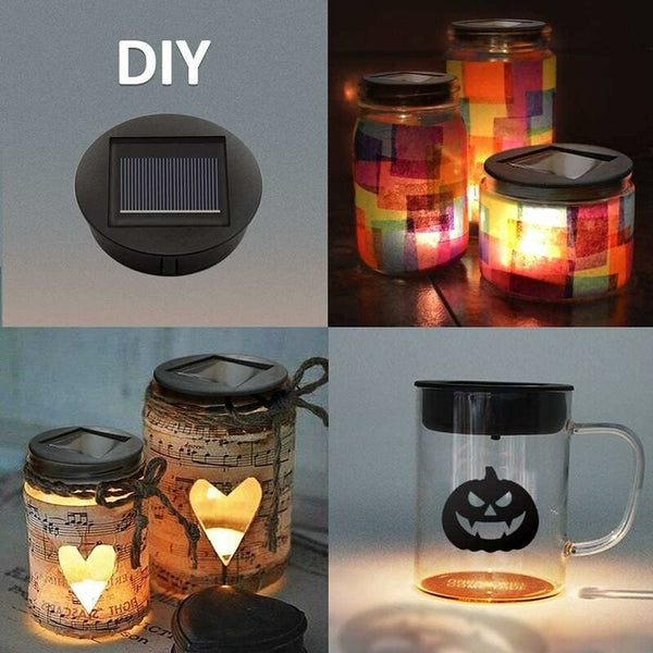 2 Pcs Solar Lights Replacement Led Panel Cover Outdoor Lighting Garden Decoration Outdoor Lighting Accessories
