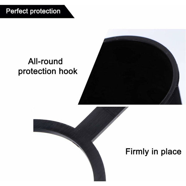 3 Pcs Set Protective Caps For Trailer Hitch. Plastic With Safety Ring Weatherproof And Car Wash Resistant. Trailer Parts