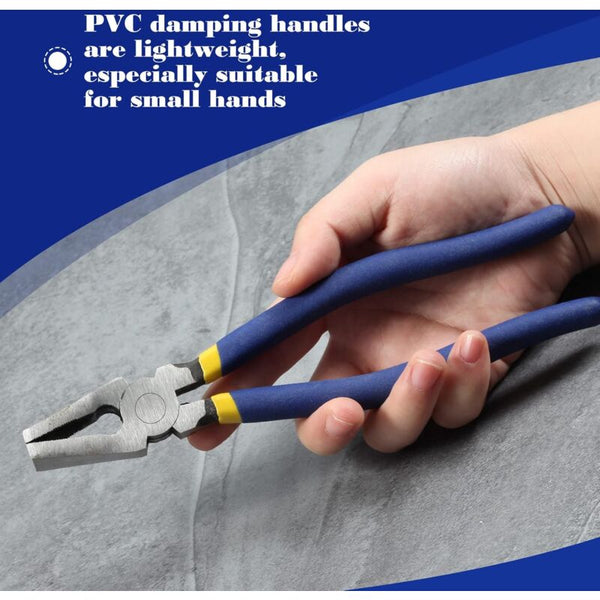 8" Flat Jaw Glass Stained Durable Breaking Tool Heavy Duty For Tile Work Pliers