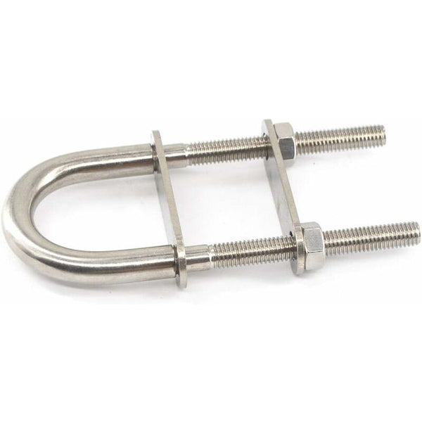 M6x90 304 Stainless Steel U Bolt (2 Pcs) Screws & Bolts