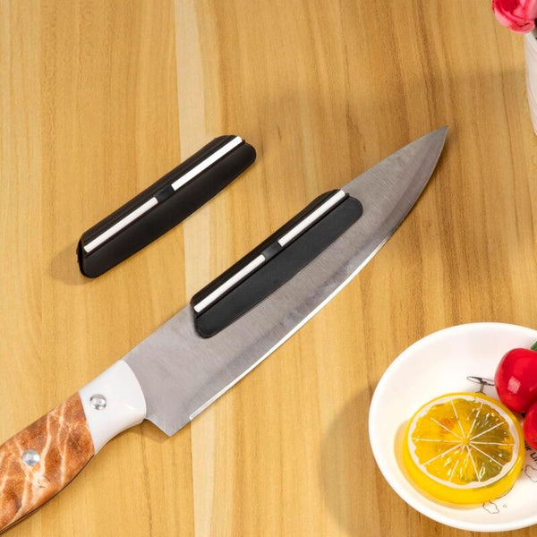 Knife Sharpening Guide Sanding Aid Angle Tools For On Whetstone 2 Pieces Black Sharpeners