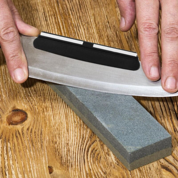 Knife Sharpening Guide Sanding Aid Angle Tools For On Whetstone 2 Pieces Black Sharpeners