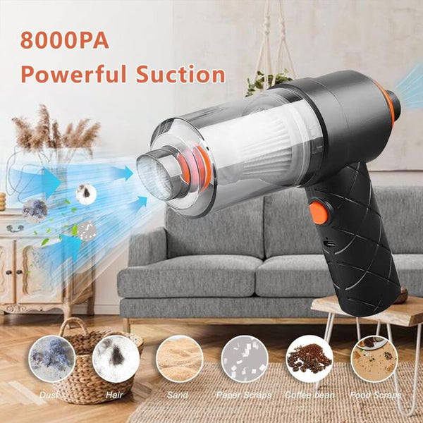 Cordless Handheld Vacuum Cleaner 8000Pa Car 2 In 1 Mini For Vacuum Cleaners
