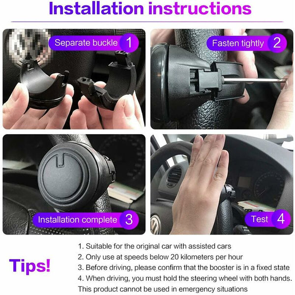 Car Steering Wheel Knob Handle Knobsteering Booster Balluniversal With Any Suv Tractors Cars Steering Wheels & Horns