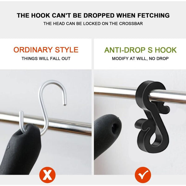 100 Pcs Mini Black White Plastic Gutter Hooks With Shape Clip Outdoor Light For Wedding Christmas Halloween Seasonal Decorations