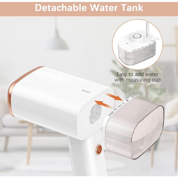 Garment Steamer Mini Portable Iron 30S Fast Heat Up 1000W 120Ml Travel With Brush And Measuring Cup Steam Cleaners
