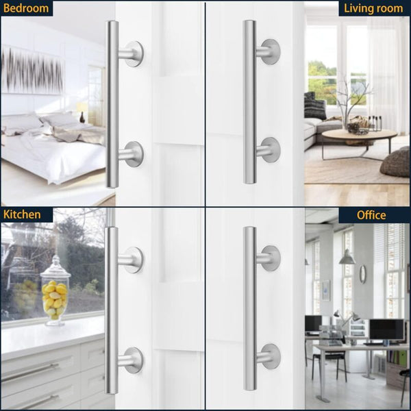 30Cm Stainless Steel Sliding Door Handle Set For Gates And Garages Sliding Door Hardware