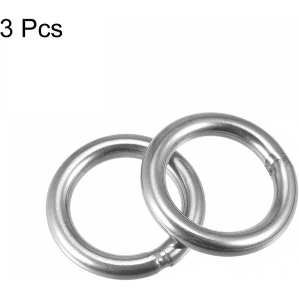 Welded Ring Stainless Steel 304 50Mm External Diameter 8Mm Thickness Pcs Hanging Shelves