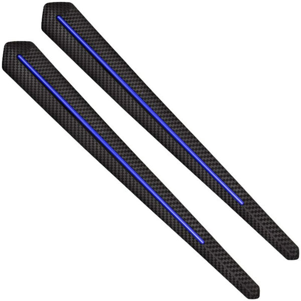 2 Pcs Car Bumper Protector Strips Universal Sticker Protection Front Rear Edge Anti Collision Bumpers
