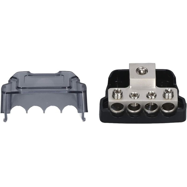 4 Way Power Distribution Block Fuse Holder Amp Car Audio Splitter Wiring & Fuses