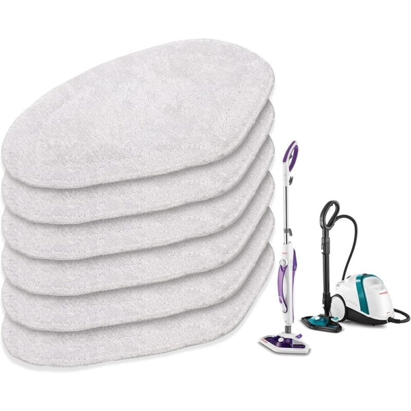 6 Pack Microfiber Steam Mop Pads For Polti Vaporetto Washable Replacement Steam Cleaners