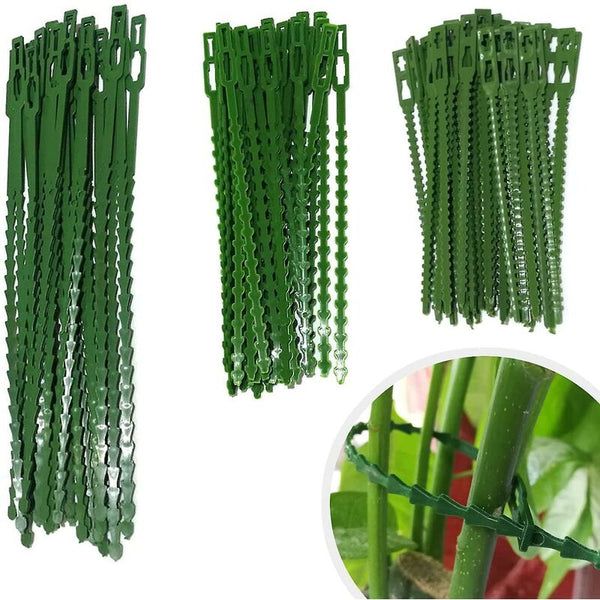 160 Pcs Plant Ties Adjustable Gardening And Support Help Plants Shrubs Flexible Plastic Plant Ties & Supports