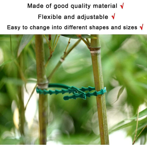 160 Pcs Plant Ties Adjustable Gardening And Support Help Plants Shrubs Flexible Plastic Plant Ties & Supports