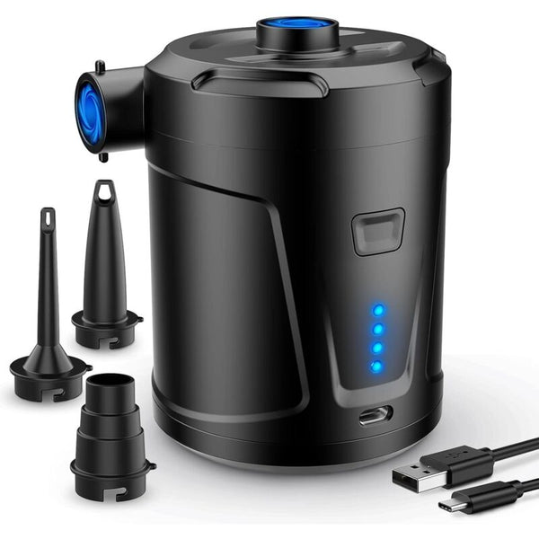 Rechargeable Electric Air Pump With 3 Nozzles Air Pumps